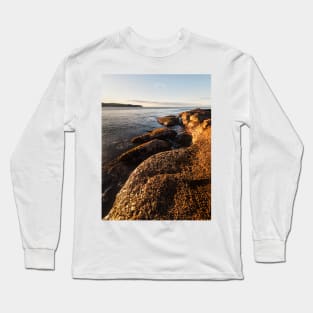 Early morning light on the rocks Long Sleeve T-Shirt